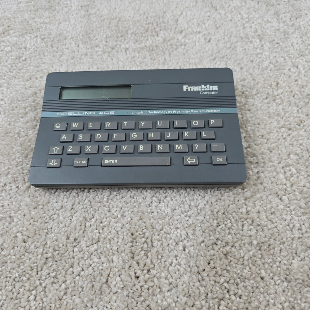 Franklin Computer Spelling Ace Vintage Electronic Spell Checker Merriam-Webster‎